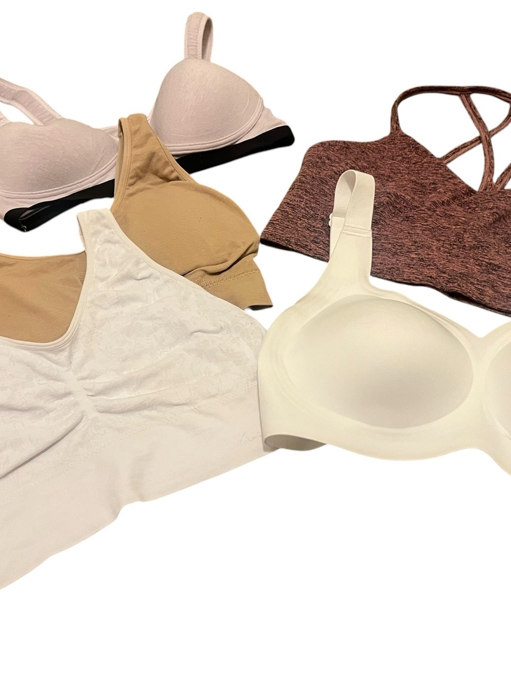 Women’s Seamless Nude & Brown Bra Set - Multipack Intimates - Picture 2 of 2